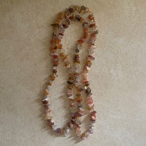 Orange Agate gem Necklace
